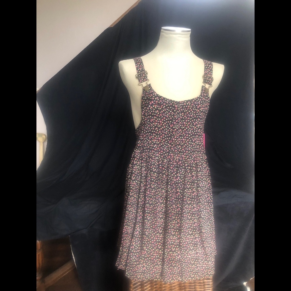 Xhilaration Purple and Yellow Sundress Jumper (NWT)